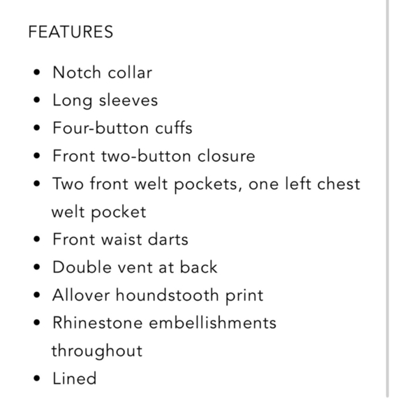 Sandro rhinestone blazer New w tags 38 - Picture 2 of 13